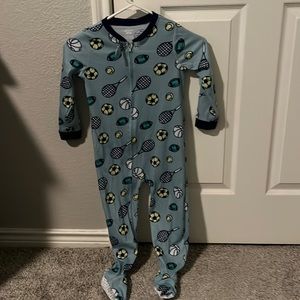 Carters Loose Fit Footed Sports PJs
